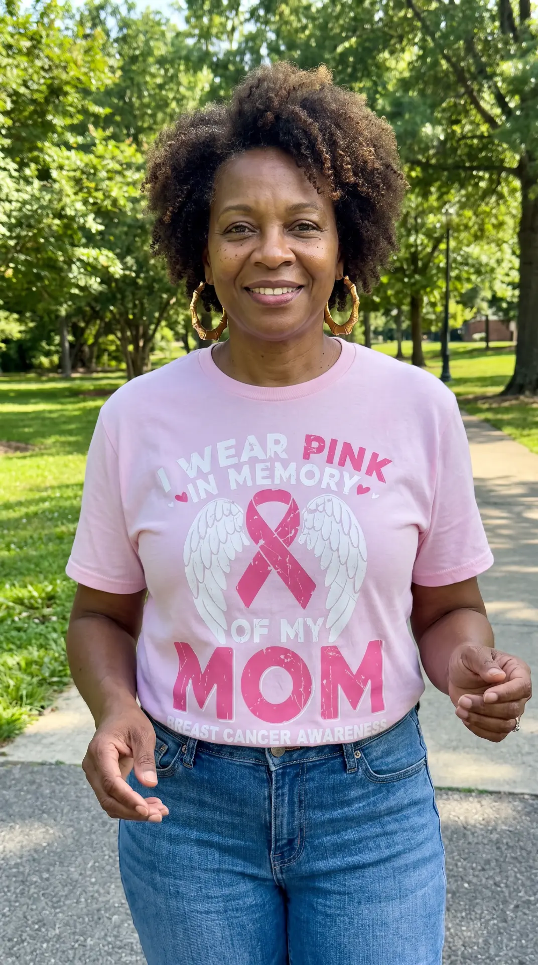 I Wear Pink In Memory Of My Mom