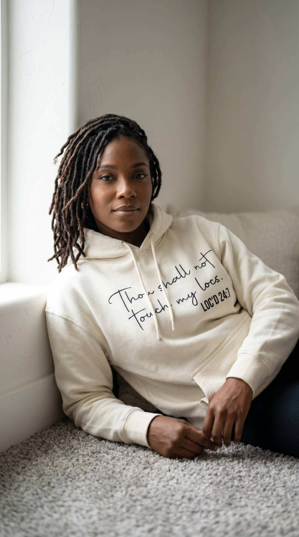 Thou Shall Not Touch My Locs — Hoodie
